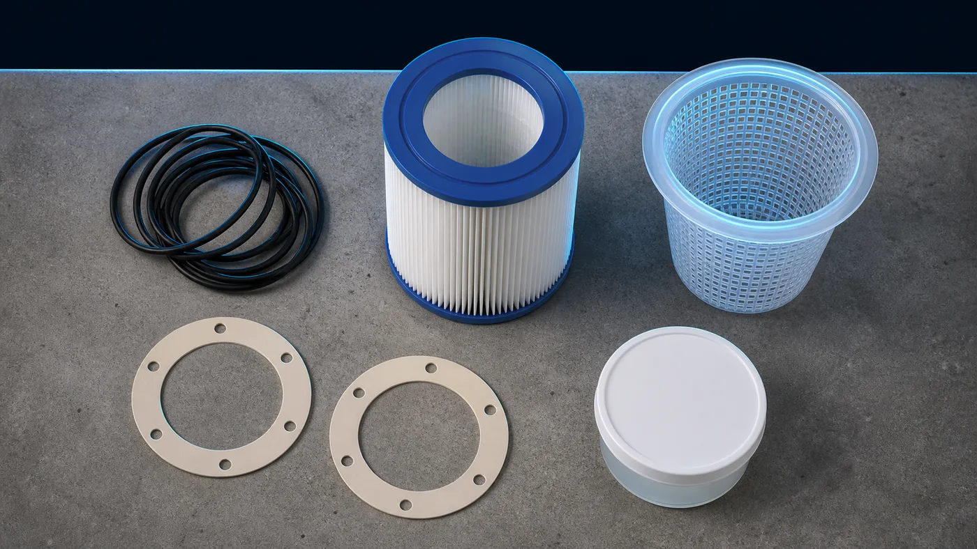 The consumable parts a pool actually goes through in a season