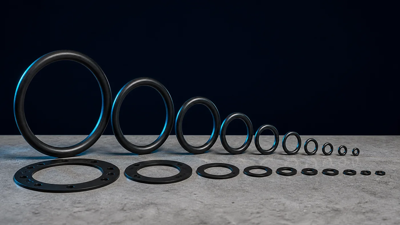 Complete set of replacement seals and o-rings